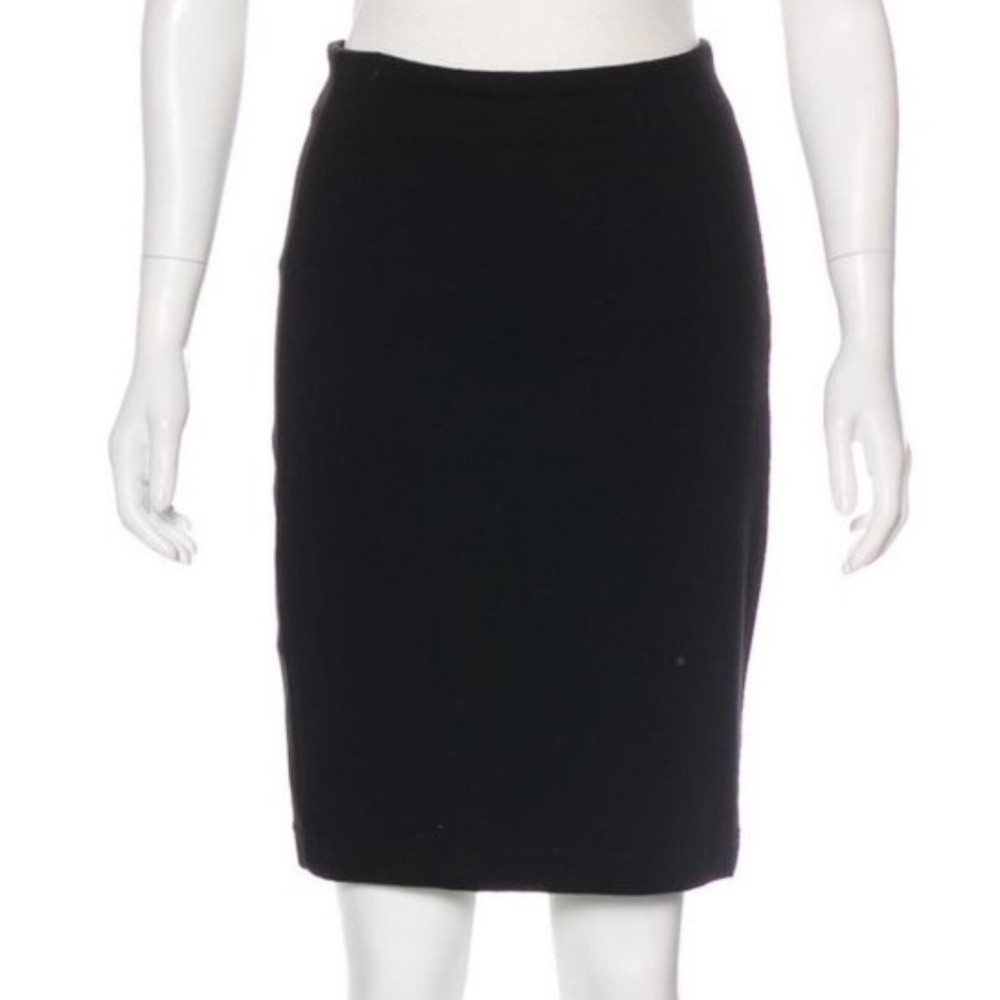 Diane von Furstenberg Black Marta Pencil Skirt